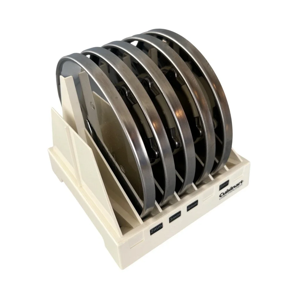 Cuisinart Disc Holder DLC-077 with 5 Slicing Shredding Discs for DLC-7 Series
